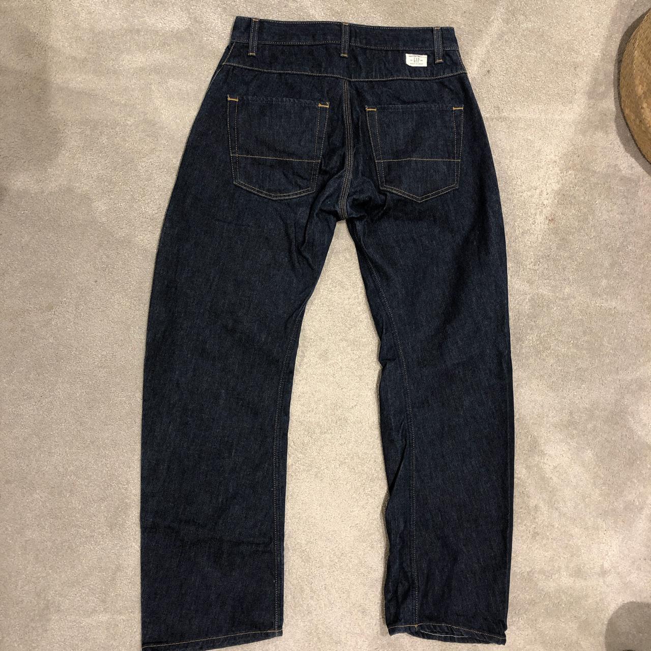 Gap Jeans Original 100% Cotton Denim Dark Blue - Depop