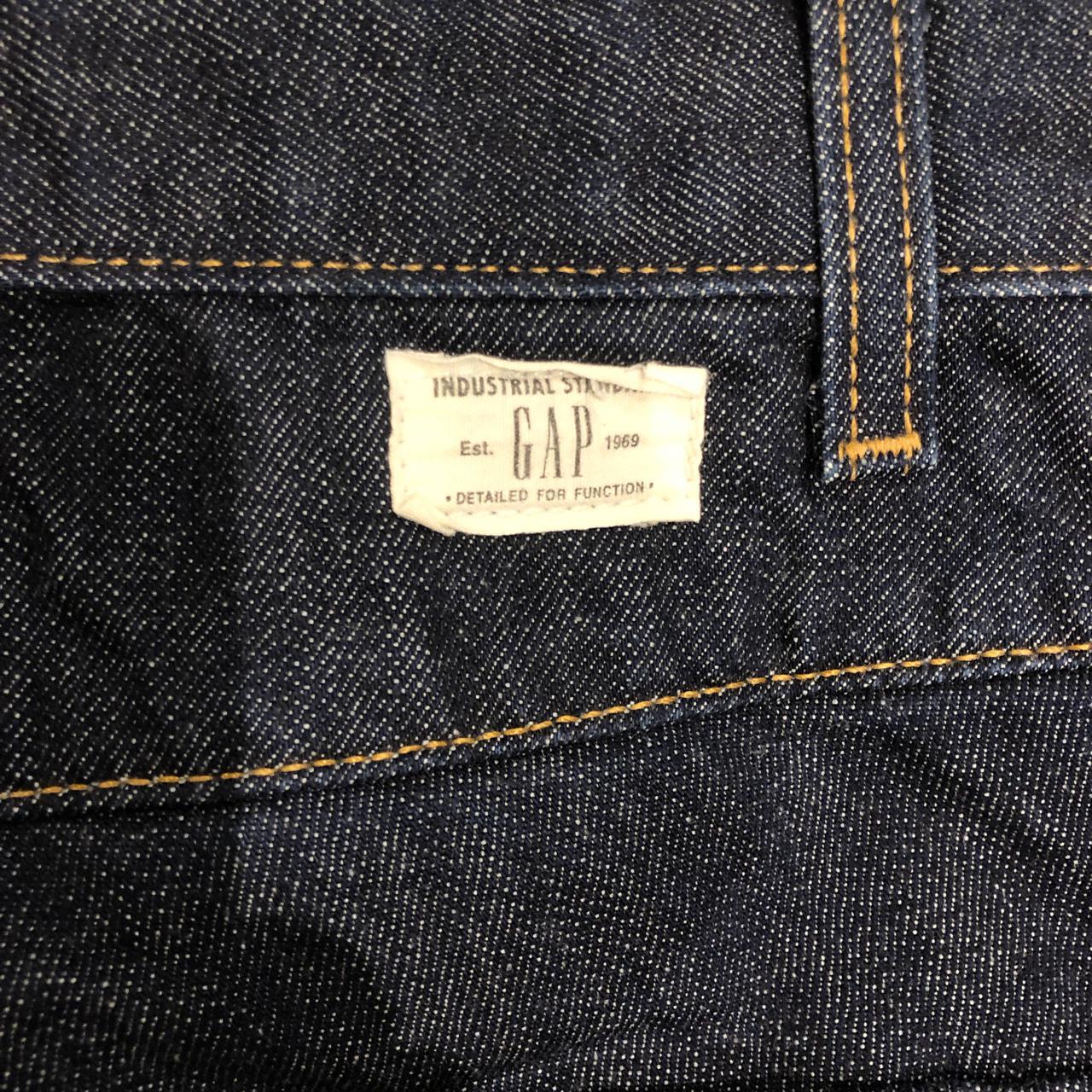 GAP jeans original 100% cotton denim dark blue... - Depop