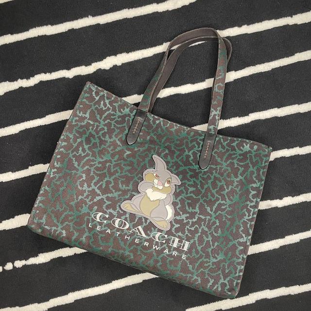 COACH X DISNEY Aurora and Maleficent City Tote with - Depop