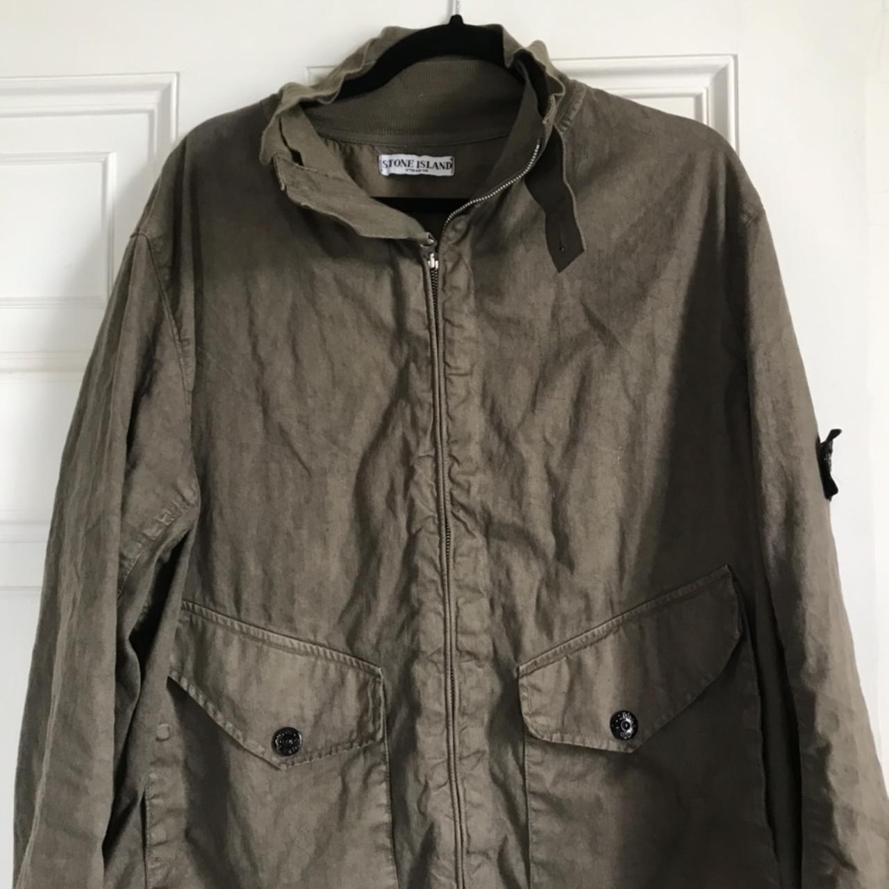 2004 XL Stone Island lightweight Lino Flax jacket in...