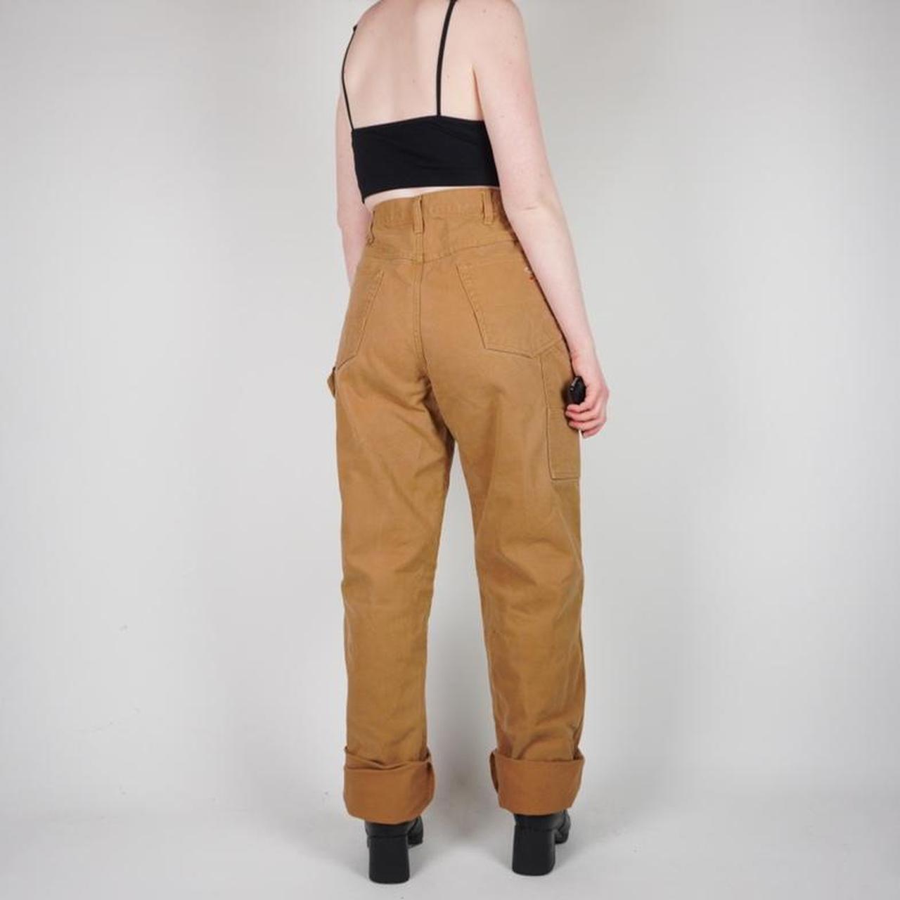 orange carpenter pants