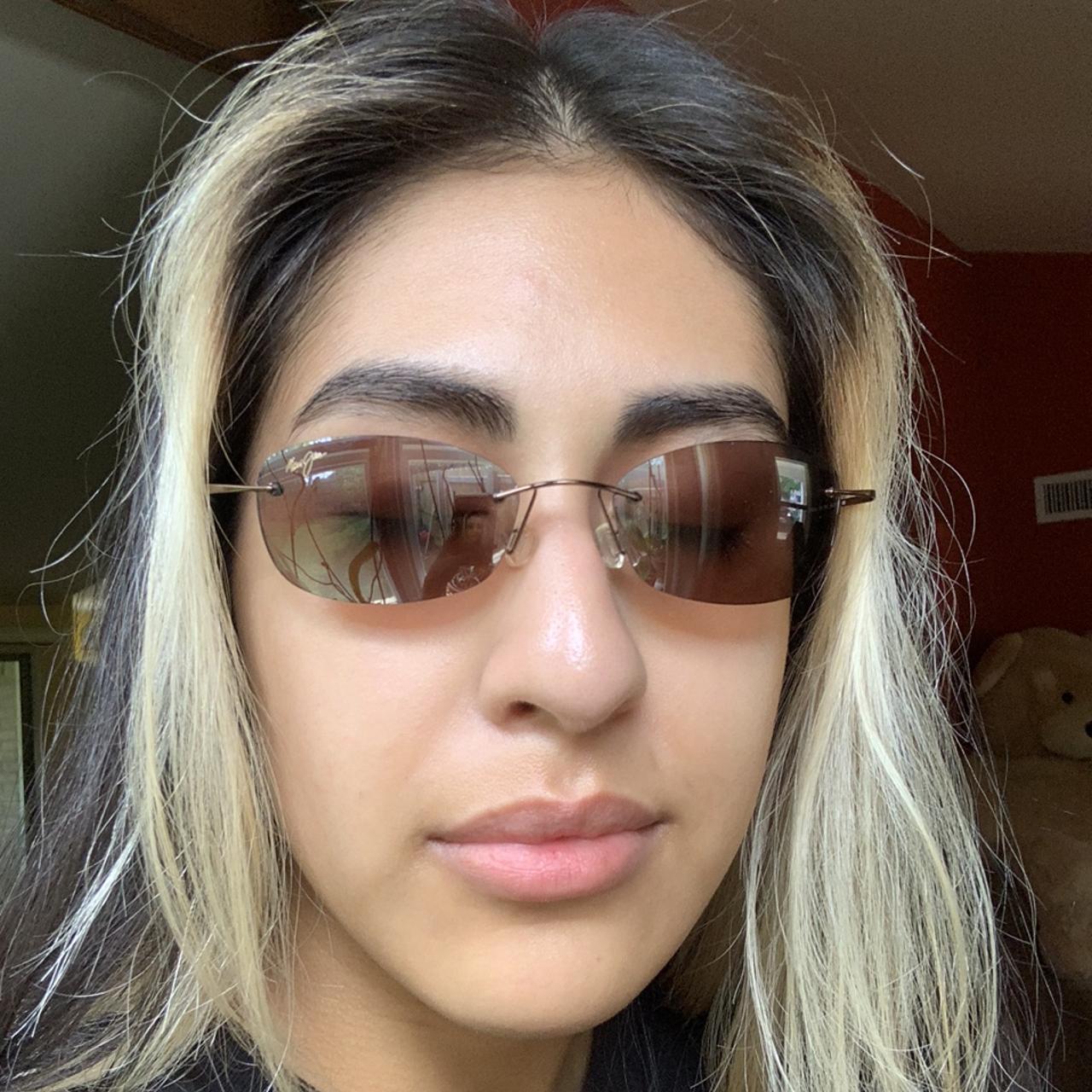 Maui Jim Sport titanium rimless sunglasses In... Depop