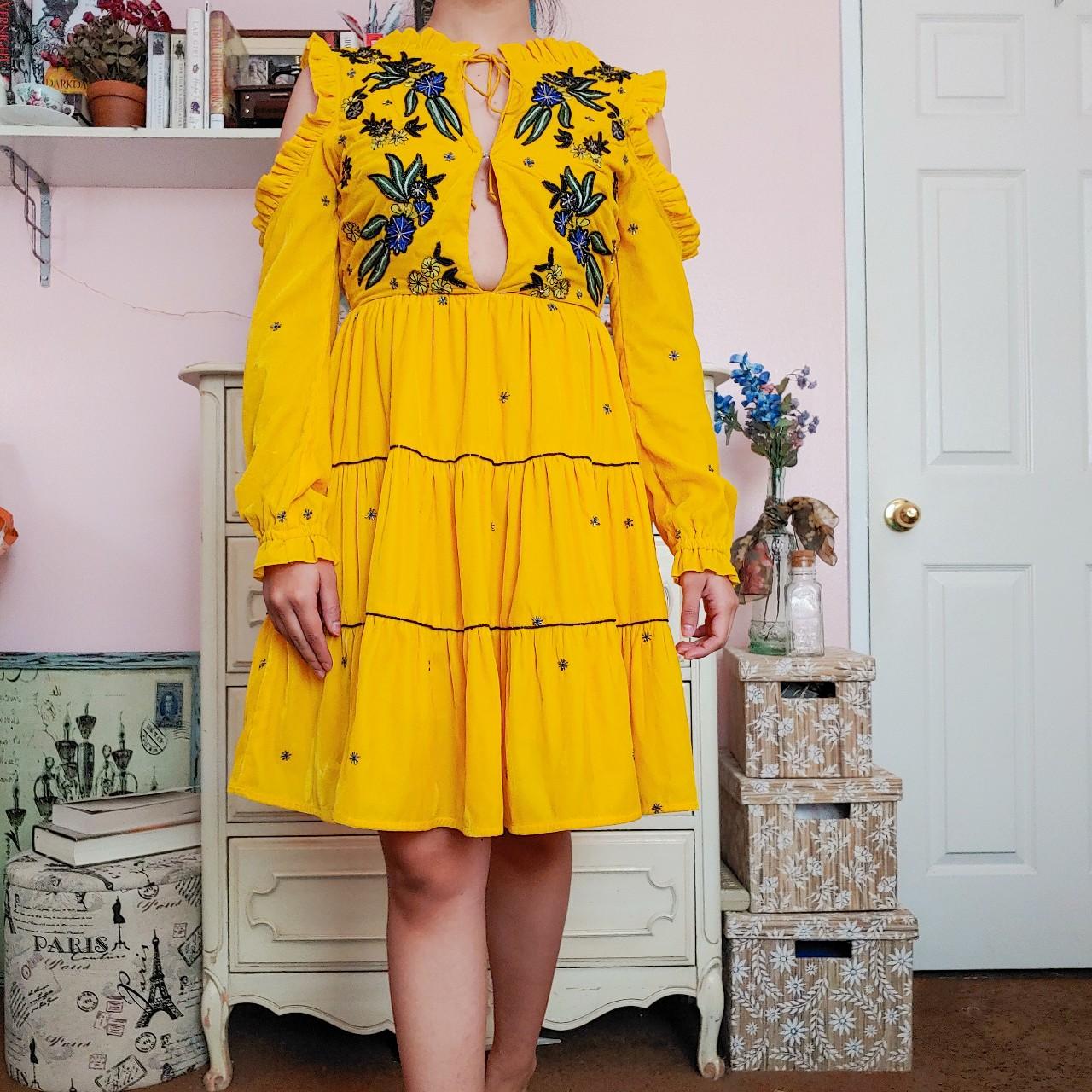 Product Image 1 - Frock and Frill yellow velvet