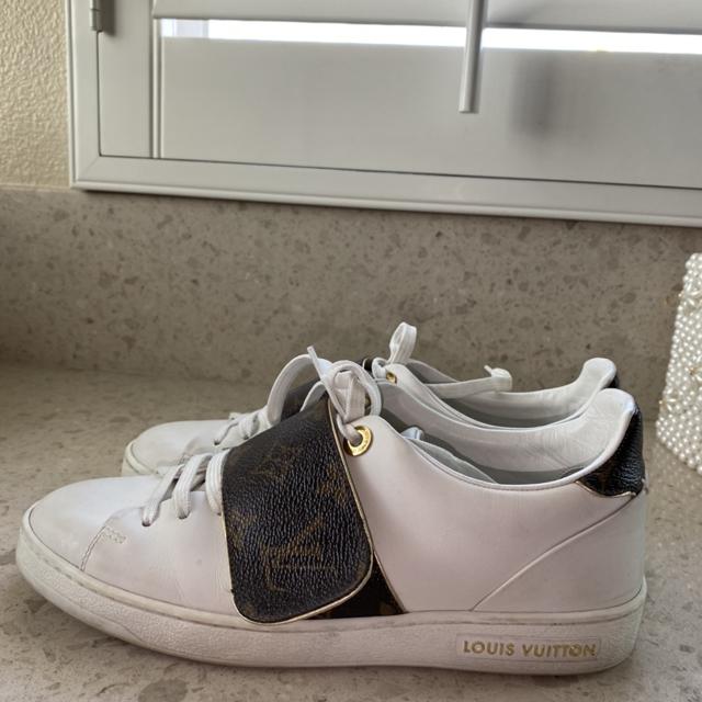 Reworked authentic Louis Vuitton leather on Nike - Depop