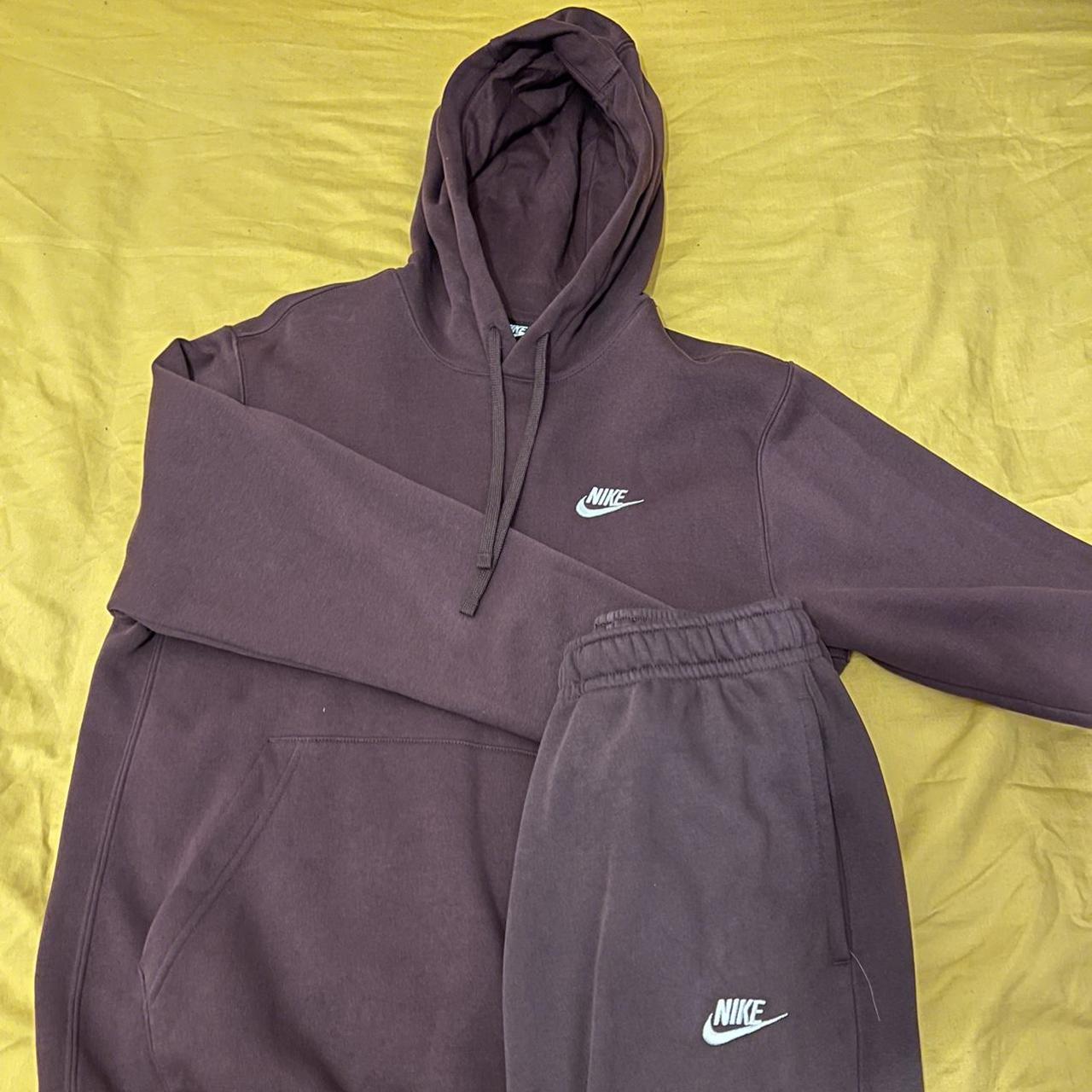 mens nike burgundy tracksuit