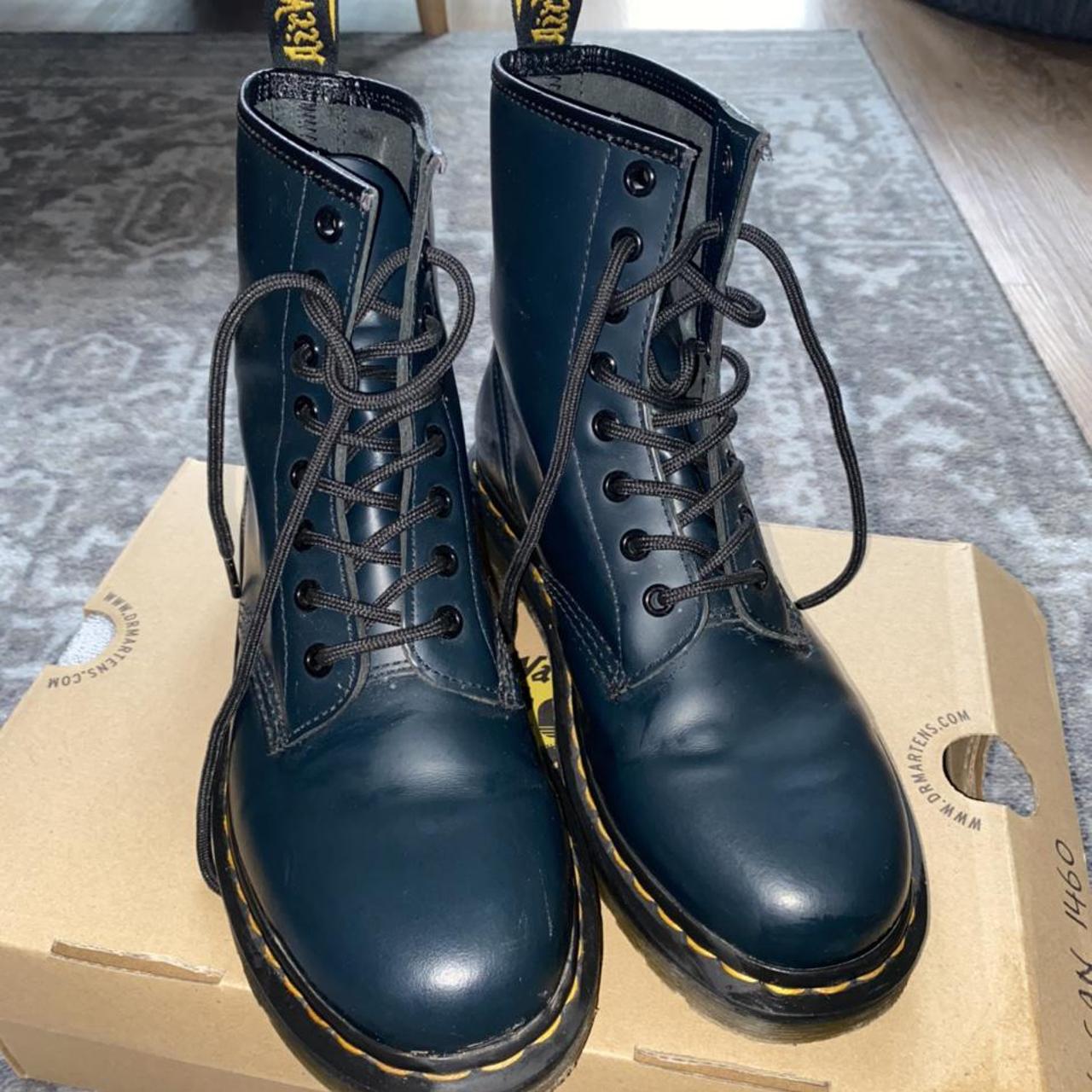 dark blue doc martens