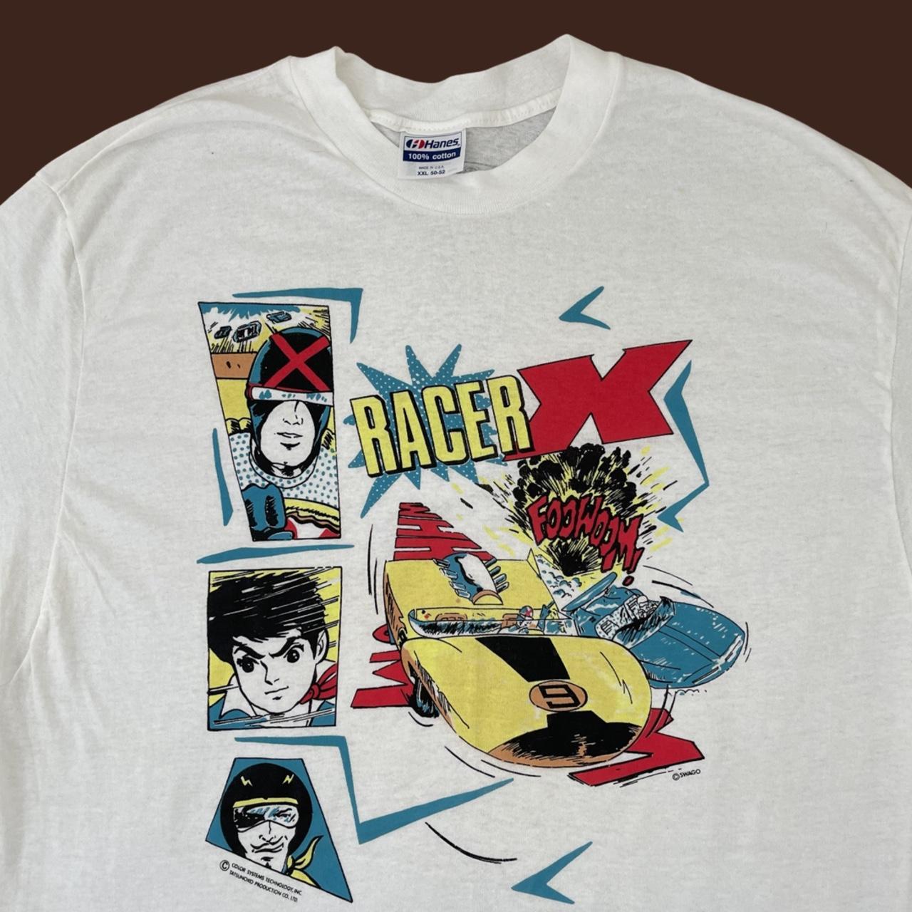 Vintage 80s / 90s Racer X T shirt AKA The Masked - Depop
