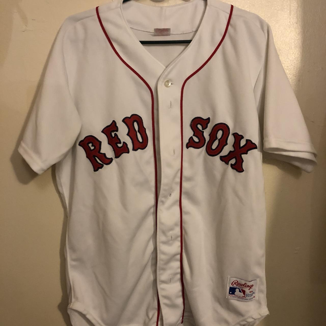 Vintage 80s Boston Red Sox baseball jersey! Men's - Depop