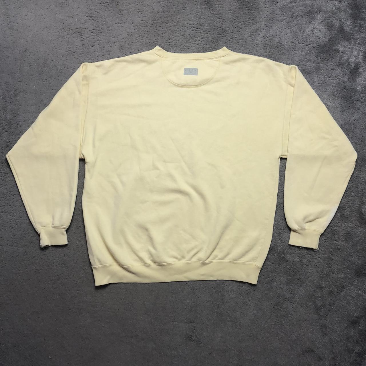 Vintage Henry Ford Museum light yellow sweatshirt.... - Depop