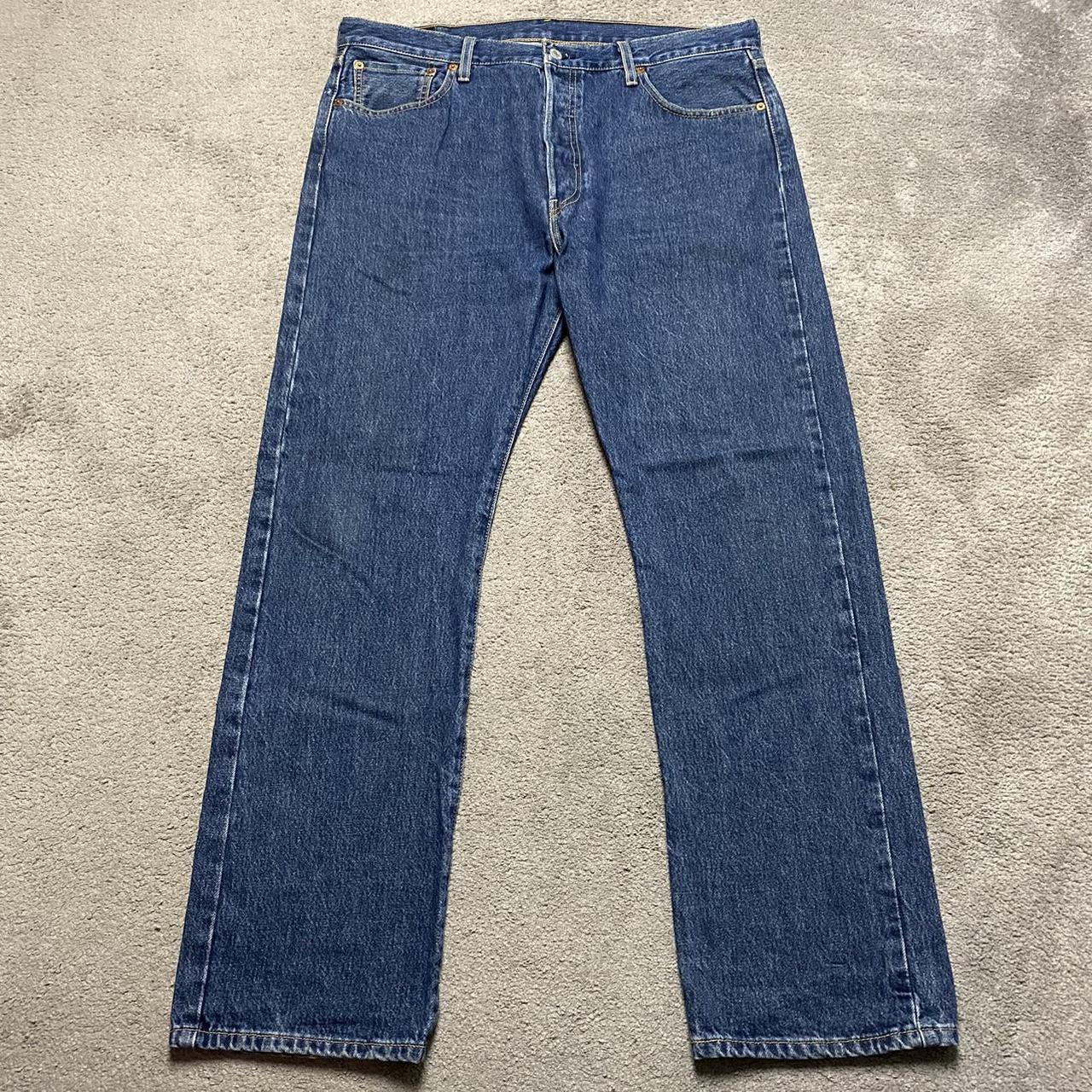 Levi’s 501 dark blue double XX denim jeans. Perfect... - Depop