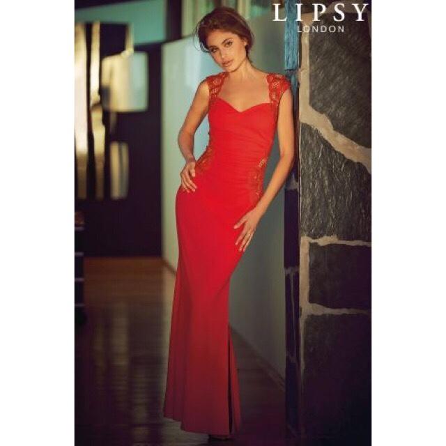 Lipsy red 2024 prom dress