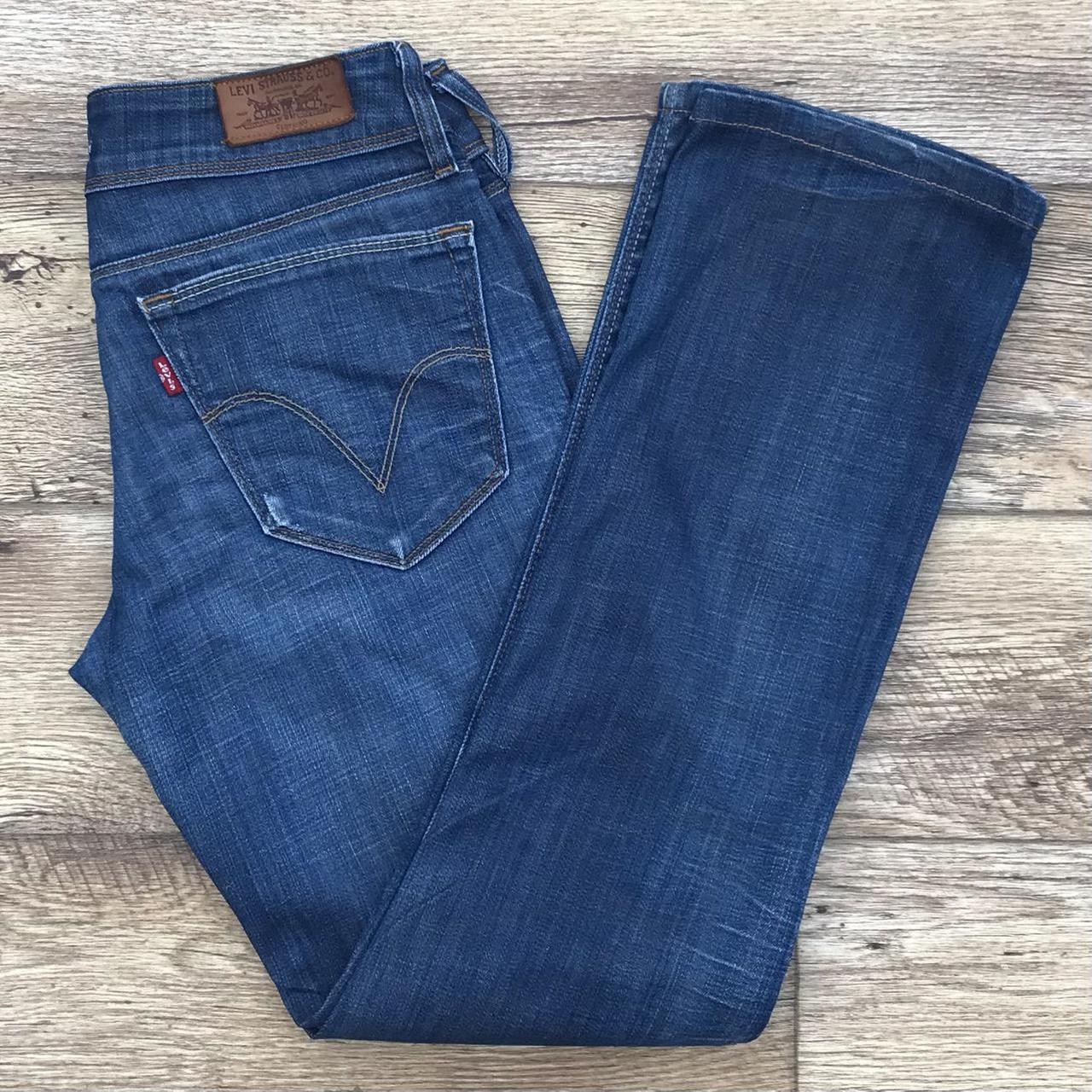 Levi’s 470 Straight womens jeans. Colour Blue. Leg... - Depop
