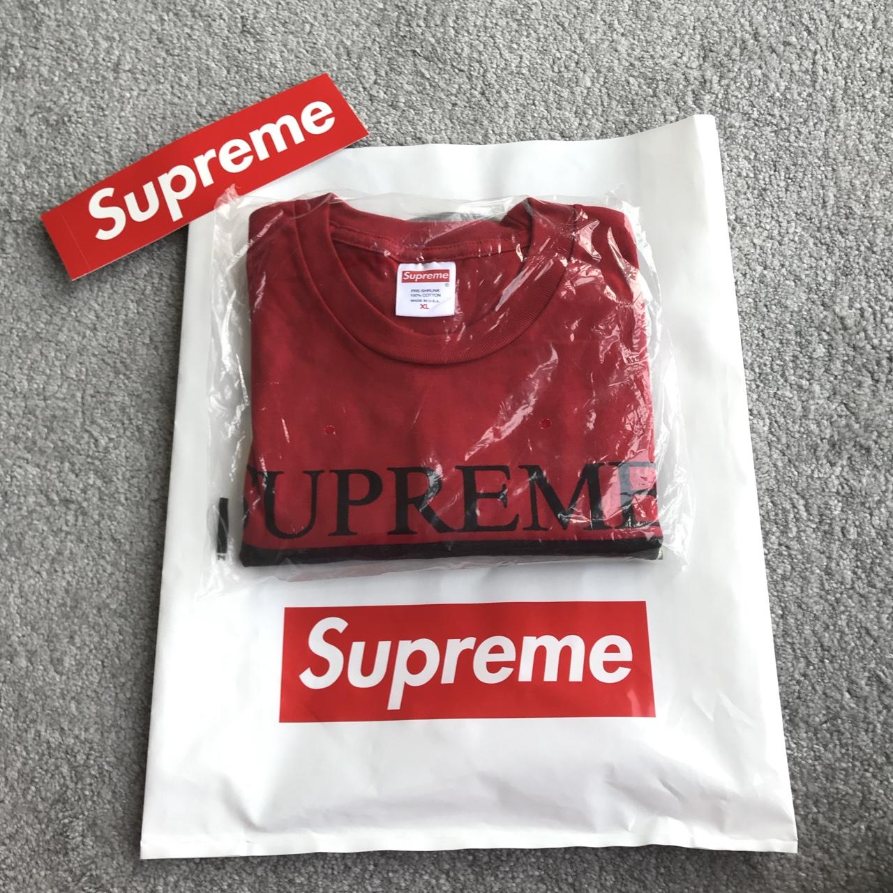 Supreme still life outlet tee red