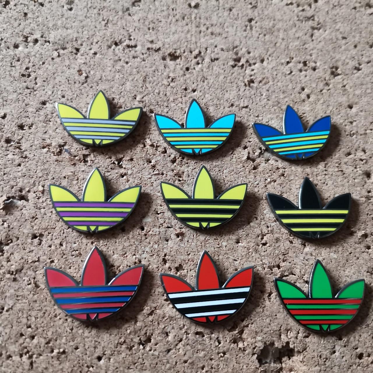 Adidas zx torsion pin badge set X8 pins. Brand new | Depop