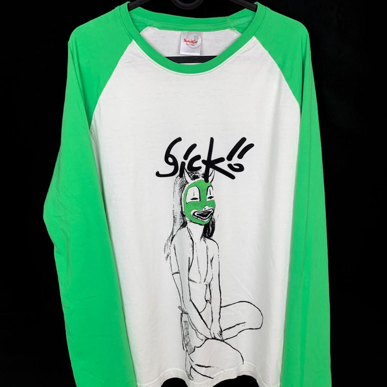 sicko born from pain ラグラン　ロングTシャツ 村上隆 Sicko ラグランティーシャツ ロンT Sサイズ｜Yahoo