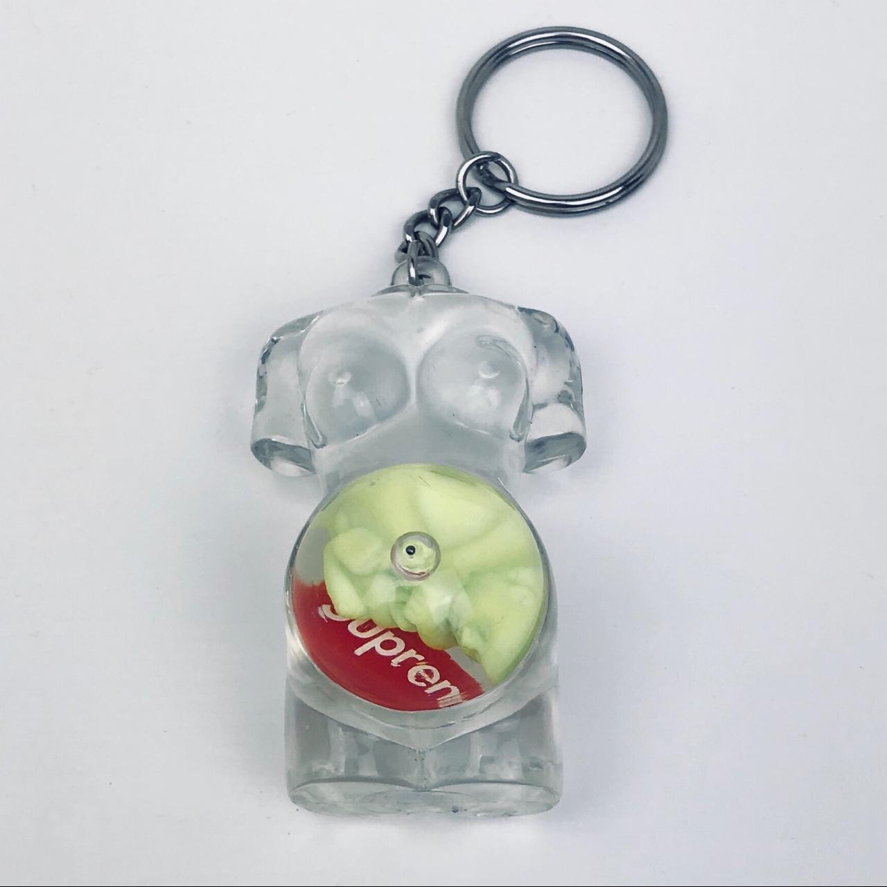 supreme pregnant keychain