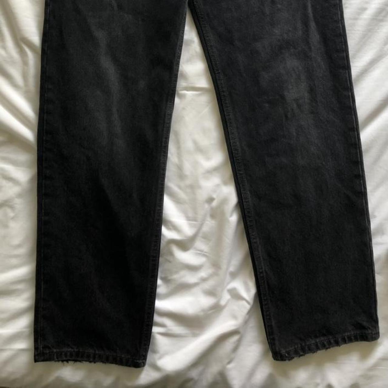 Zara men’s black jeans. straight loose fit waist 30... Depop