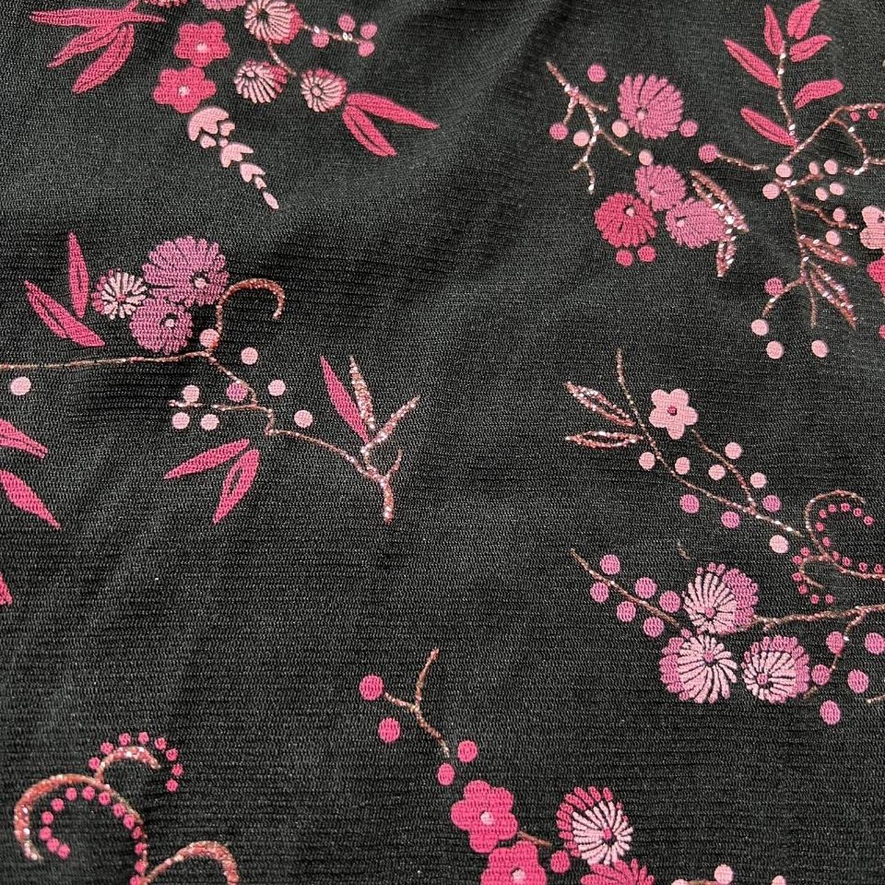 Pimkie Women's Black and Pink Shirt (2)