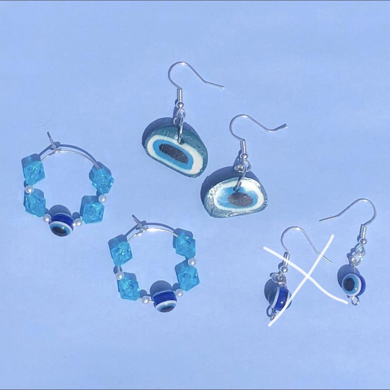 Women's Blue and White Jewellery