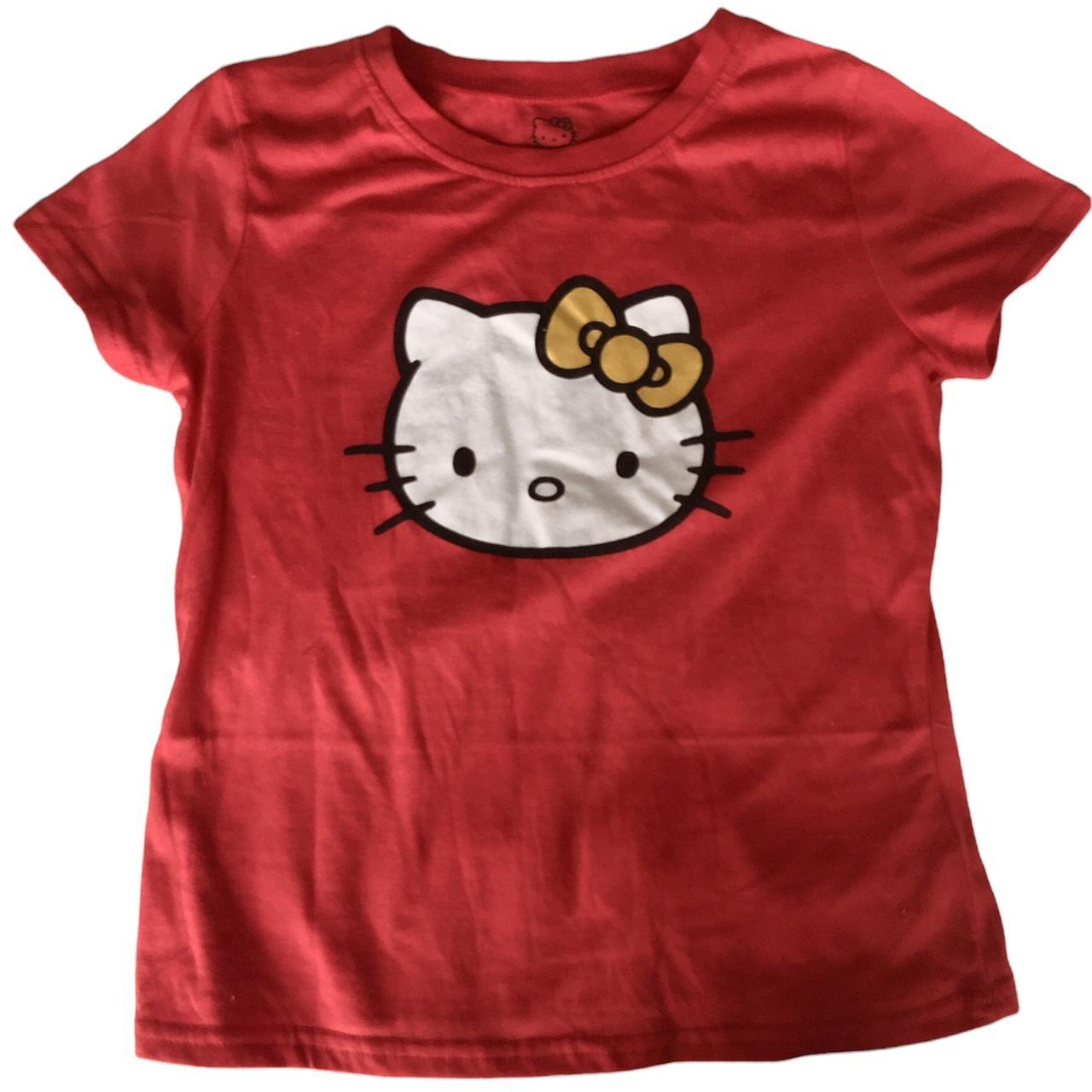 Hello kitty baby tee Tag says size 12 but doesn’t... - Depop