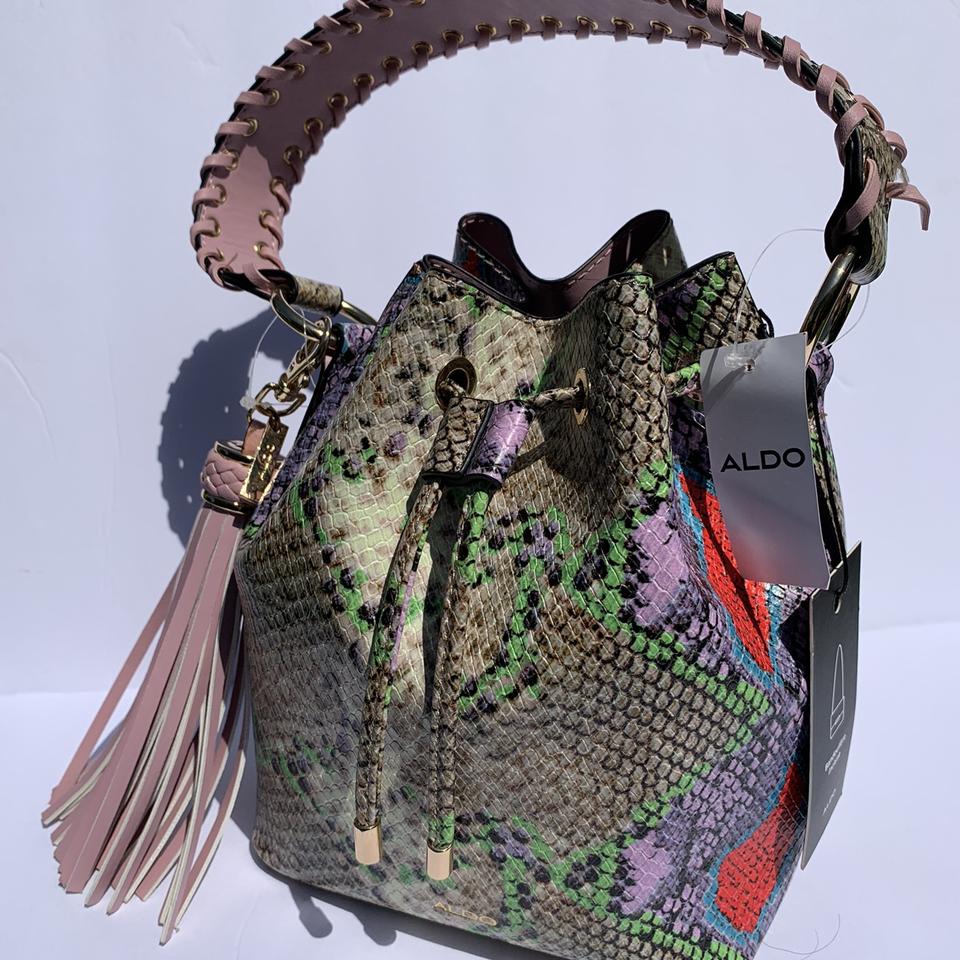 Aldo snake print online purse