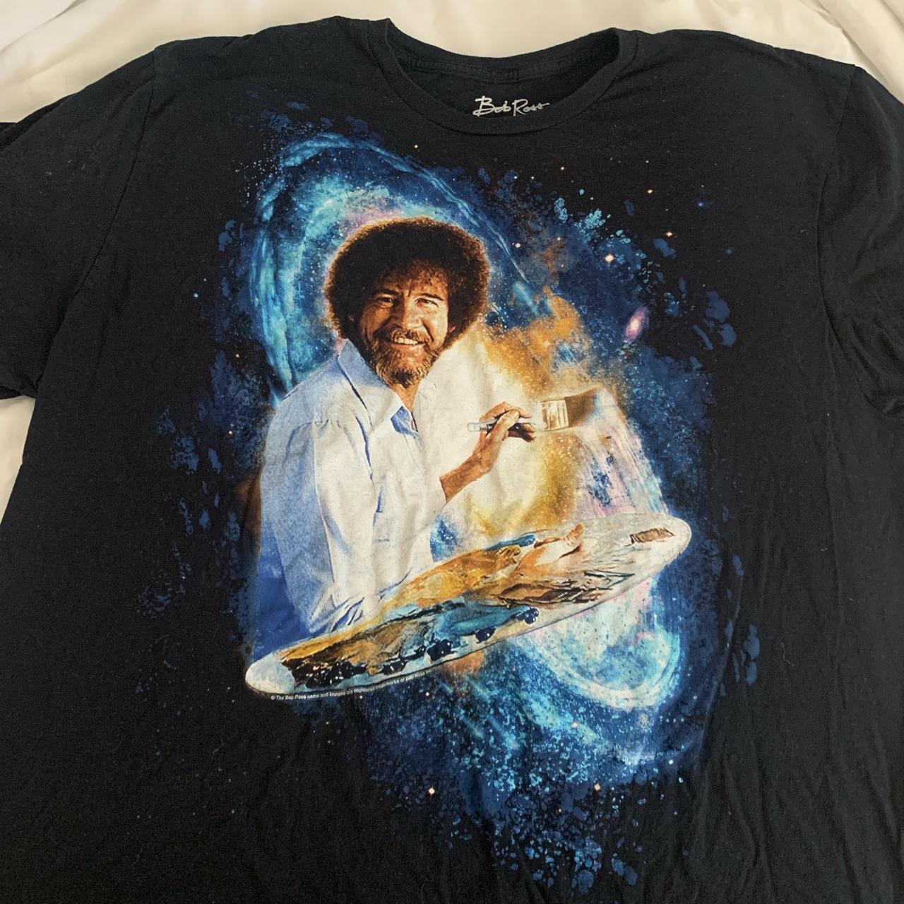 bob ross graphic tee