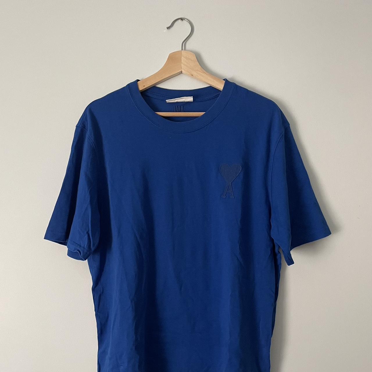 Ami Blue T shirt Worn once - Depop