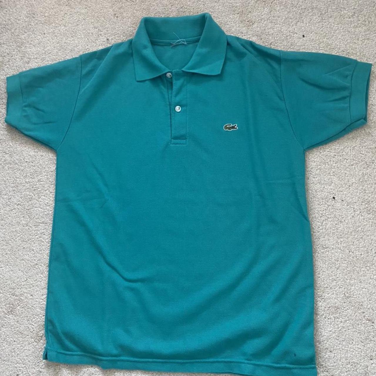 Lacoste Men's Green Polo-shirts | Depop