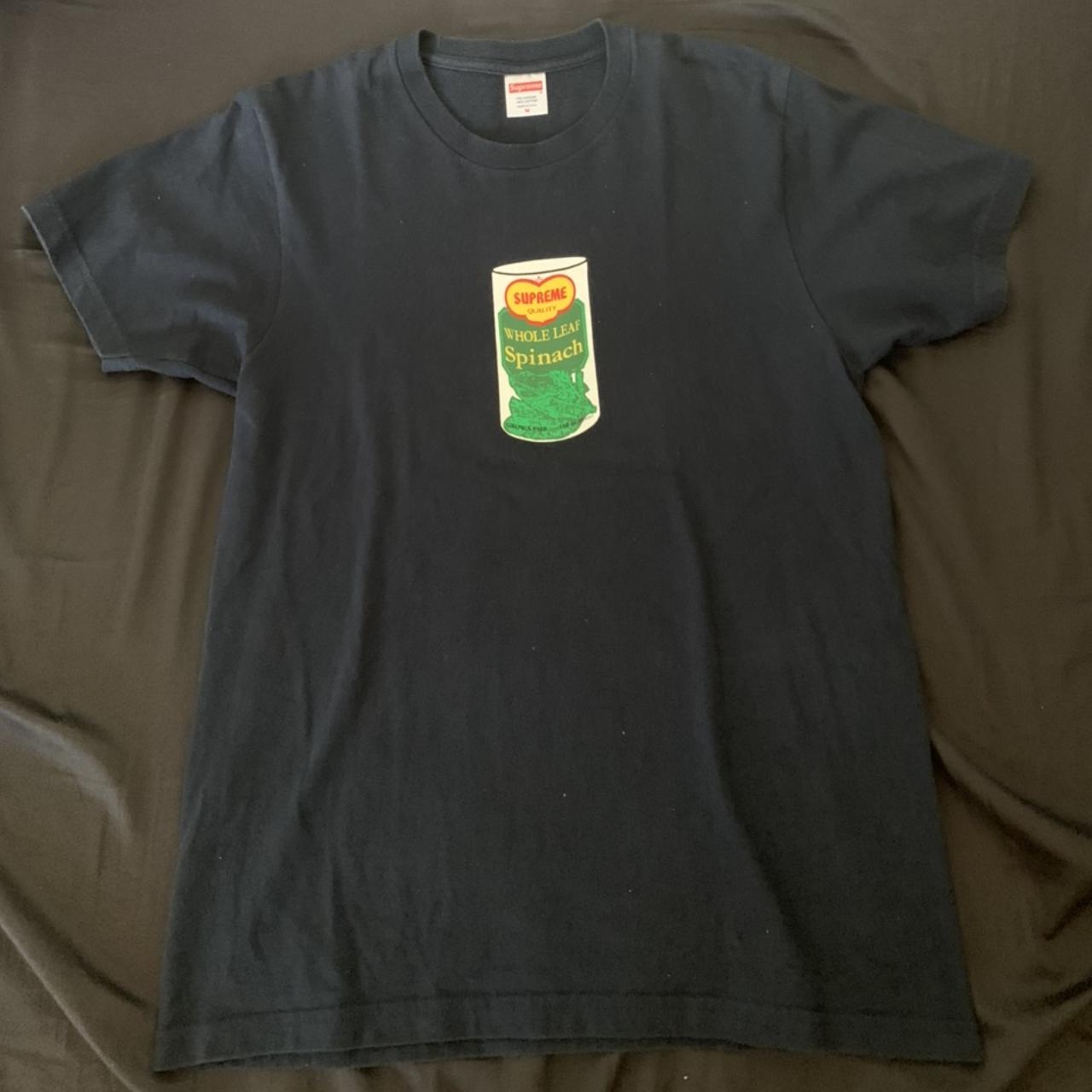 Navy Supreme Spinach T-Shirt Size M •Really Depop