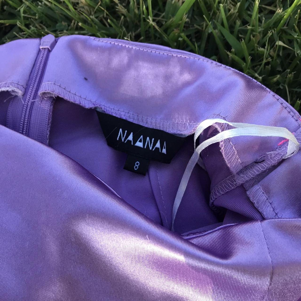 NaaNaa Women's Purple and Pink Skirt (3)