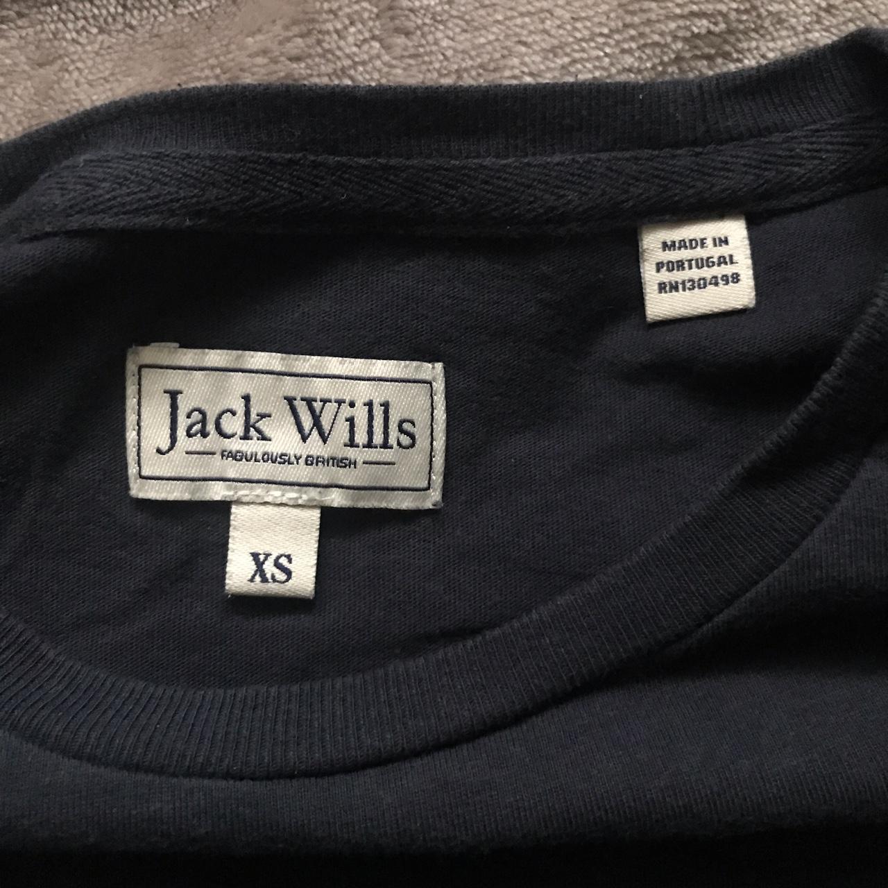 Men’s Jack wills navy long sleeve tee in an... Depop