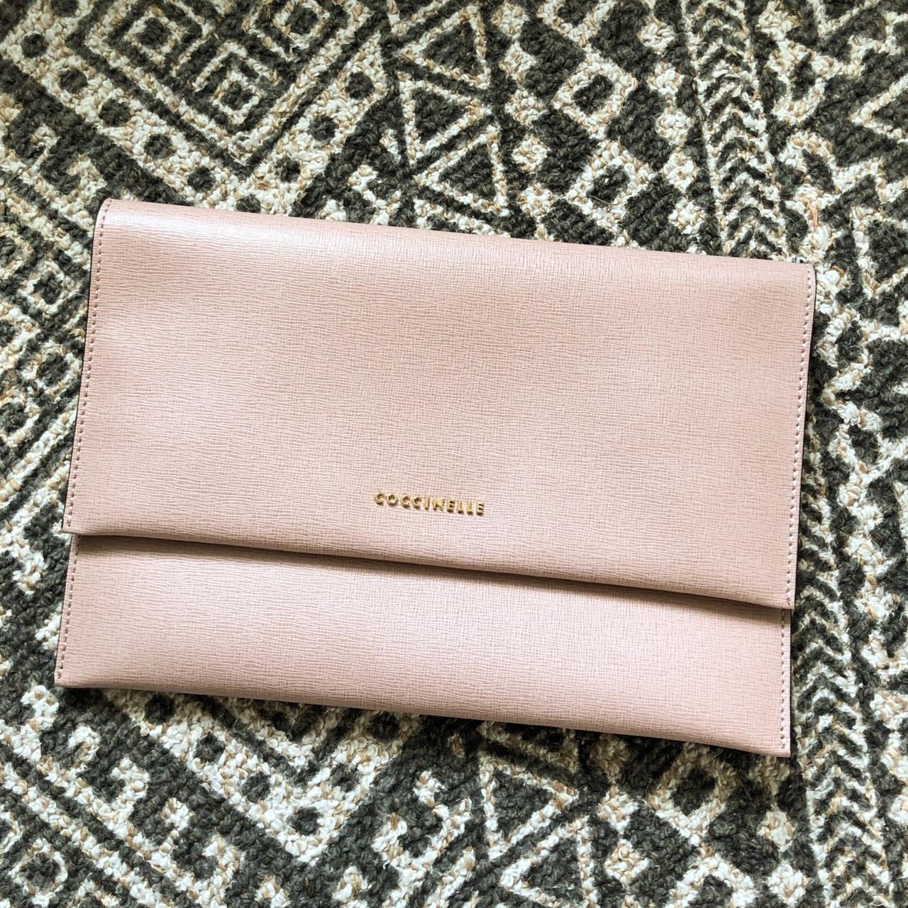 COCCINELLE PINK CALF SKIN LEATHER