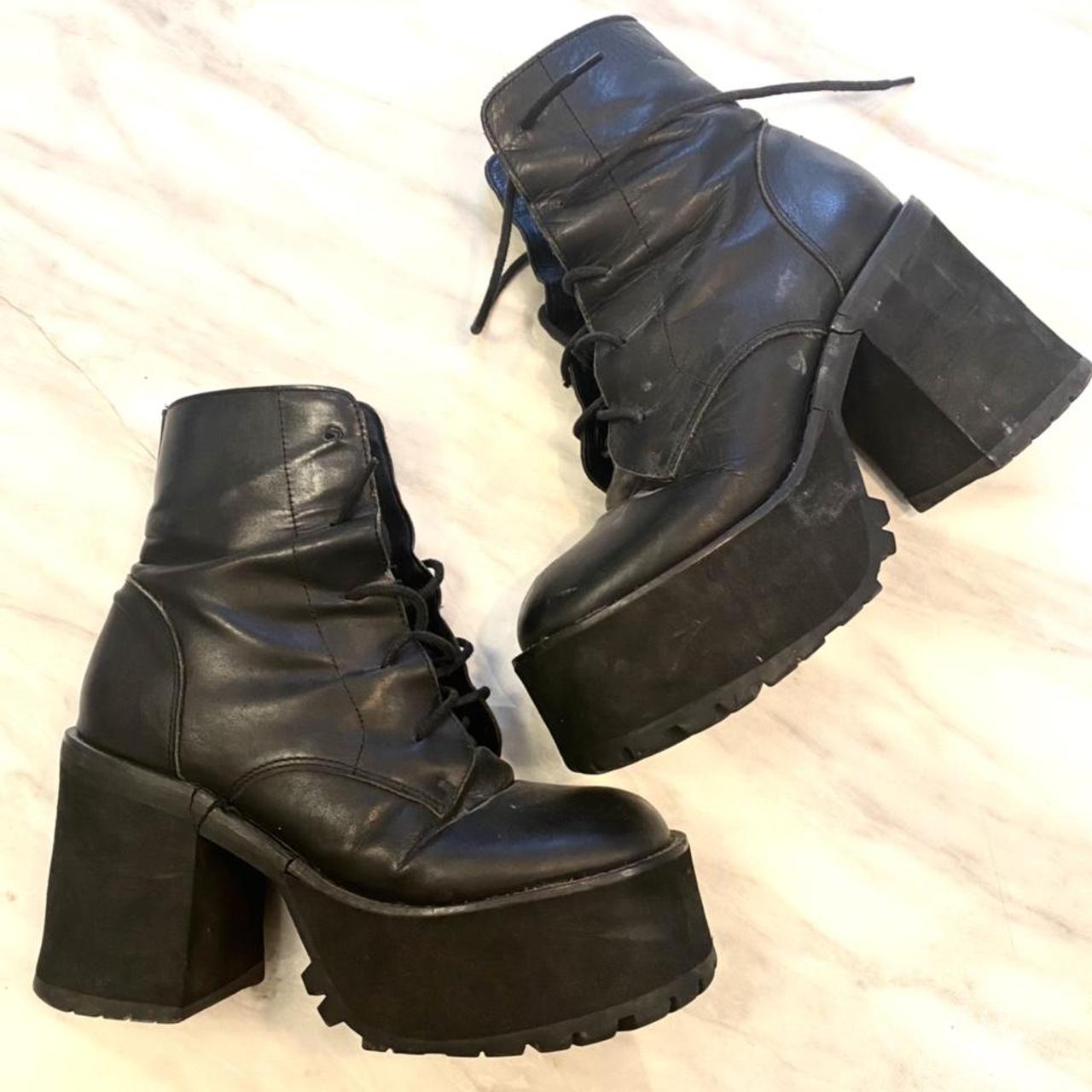 UNIF Choke Boots - BROKEN, need repairing They’re... - Depop