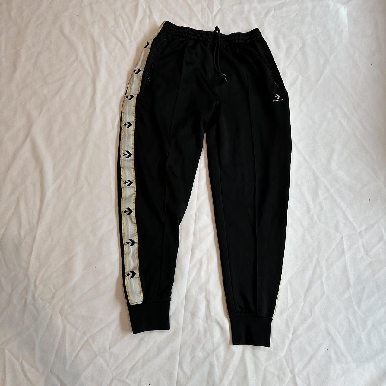 Converse Men's Black and White Joggers-tracksuits