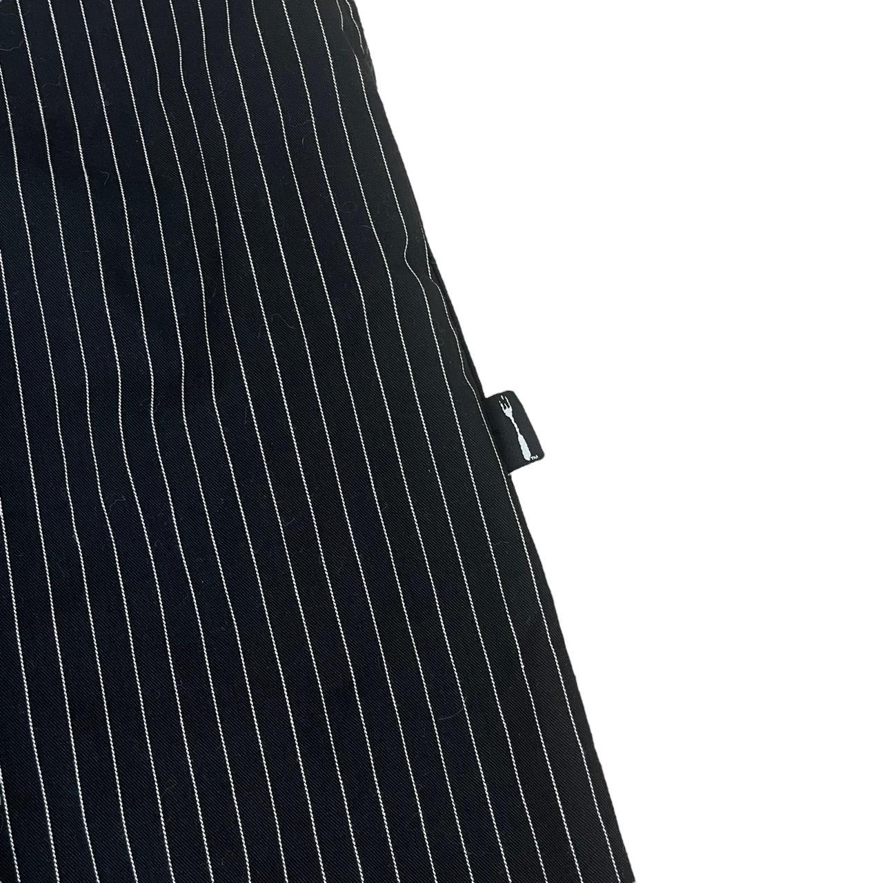 pinstripe baggy chef work pants by chef works 🖤 cute... Depop