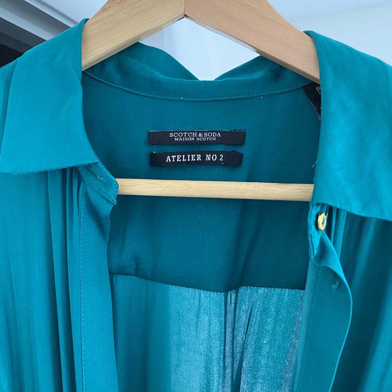 Scotch Soda Emerald Green Maxi dress, Buttons