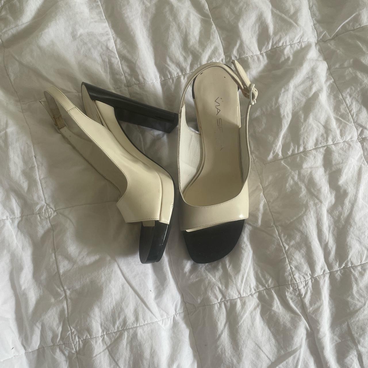 Via Spiga Women S Black And White Courts Depop