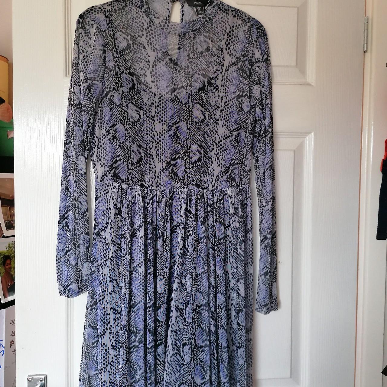 Primark Women's Blue Dress Depop