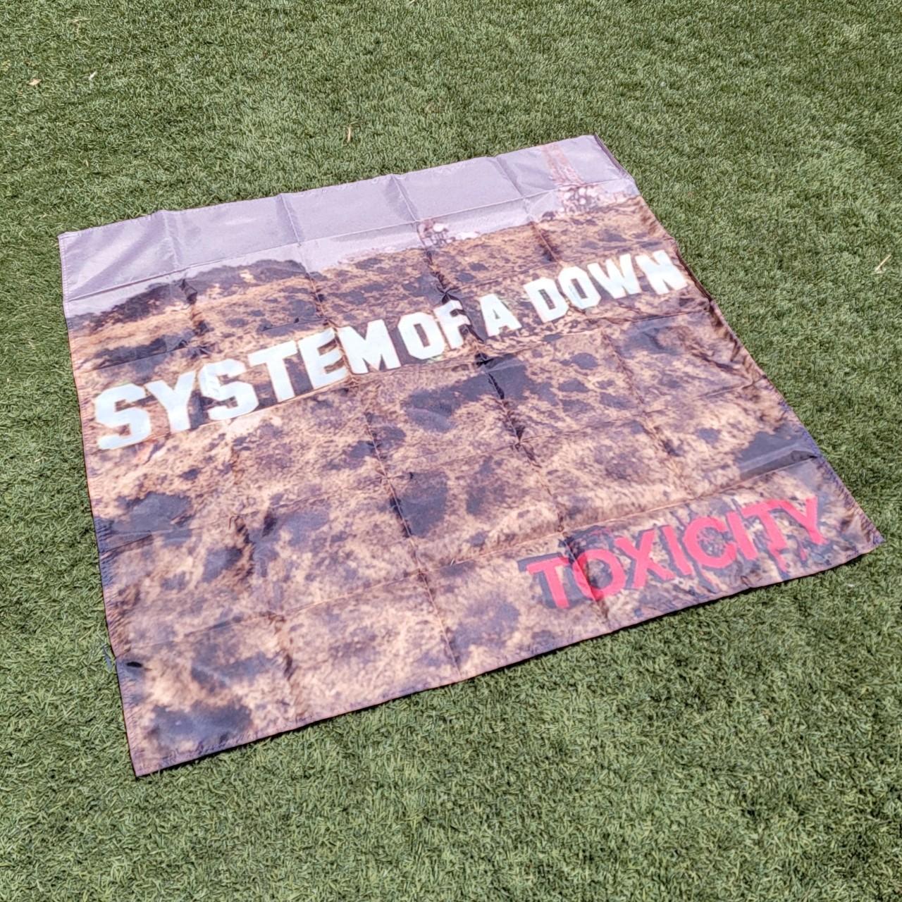 system-of-a-down-toxicity-flag-size-4x4-depop