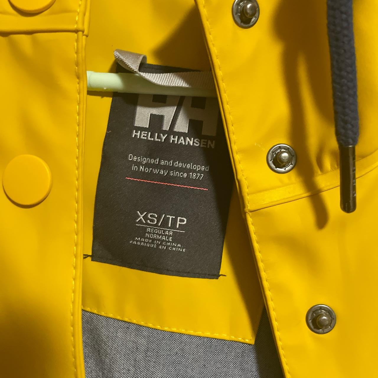 practically new, buttonup, yellow raincoat, stops... Depop