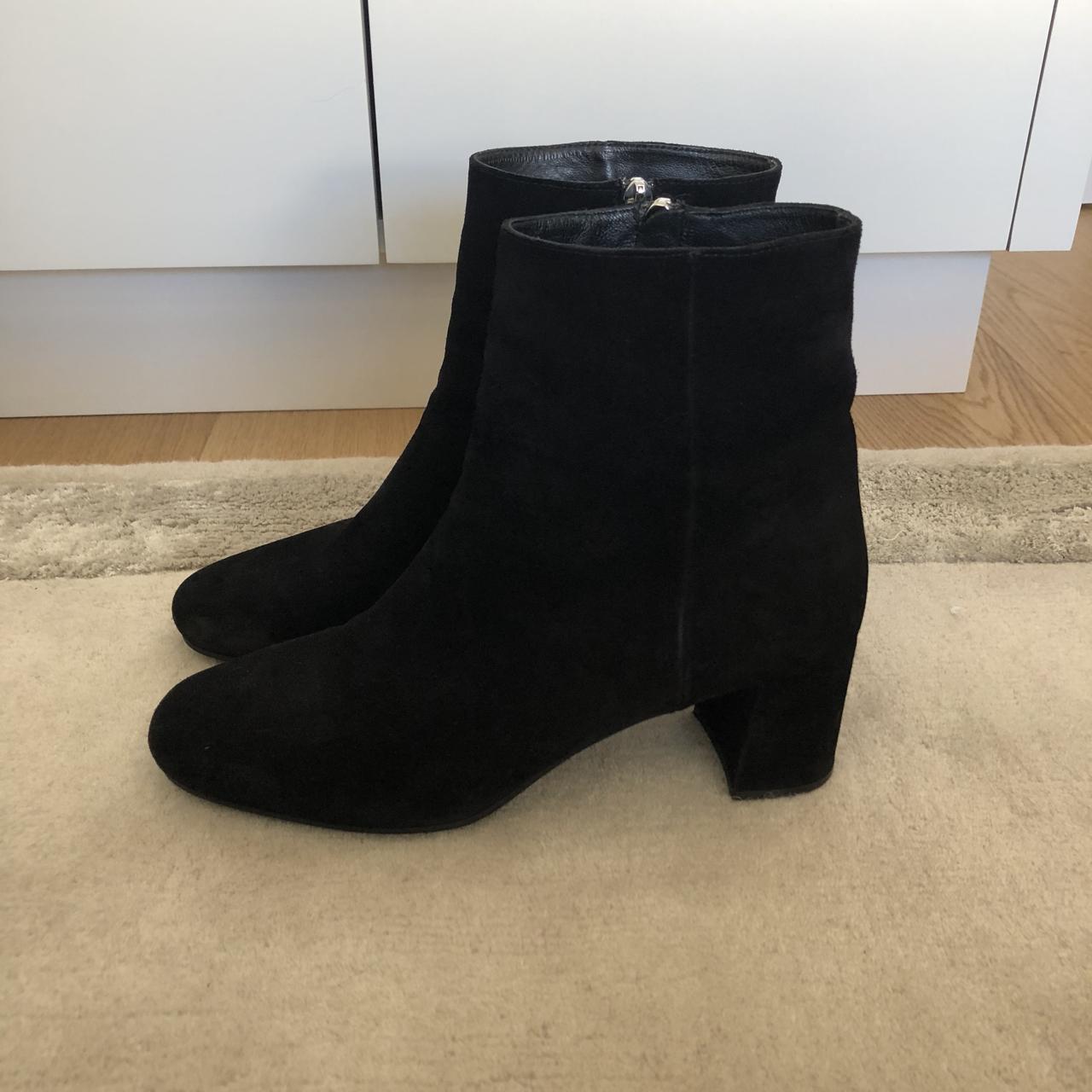 Prada Black Suede Boots Retails for 790 Worn 3. Depop