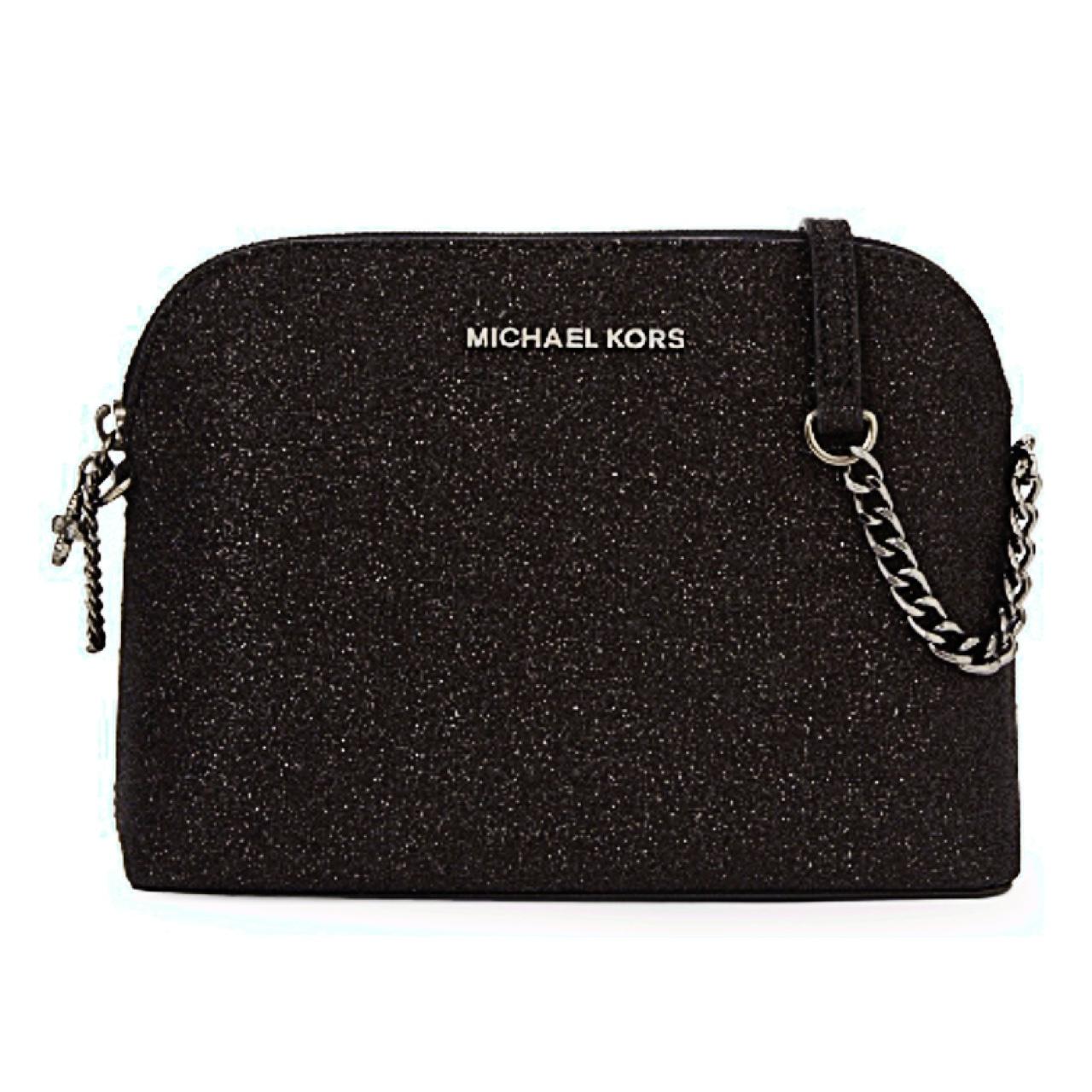Glitter clutch bag Michael Kors Black in Glitter - 10996404