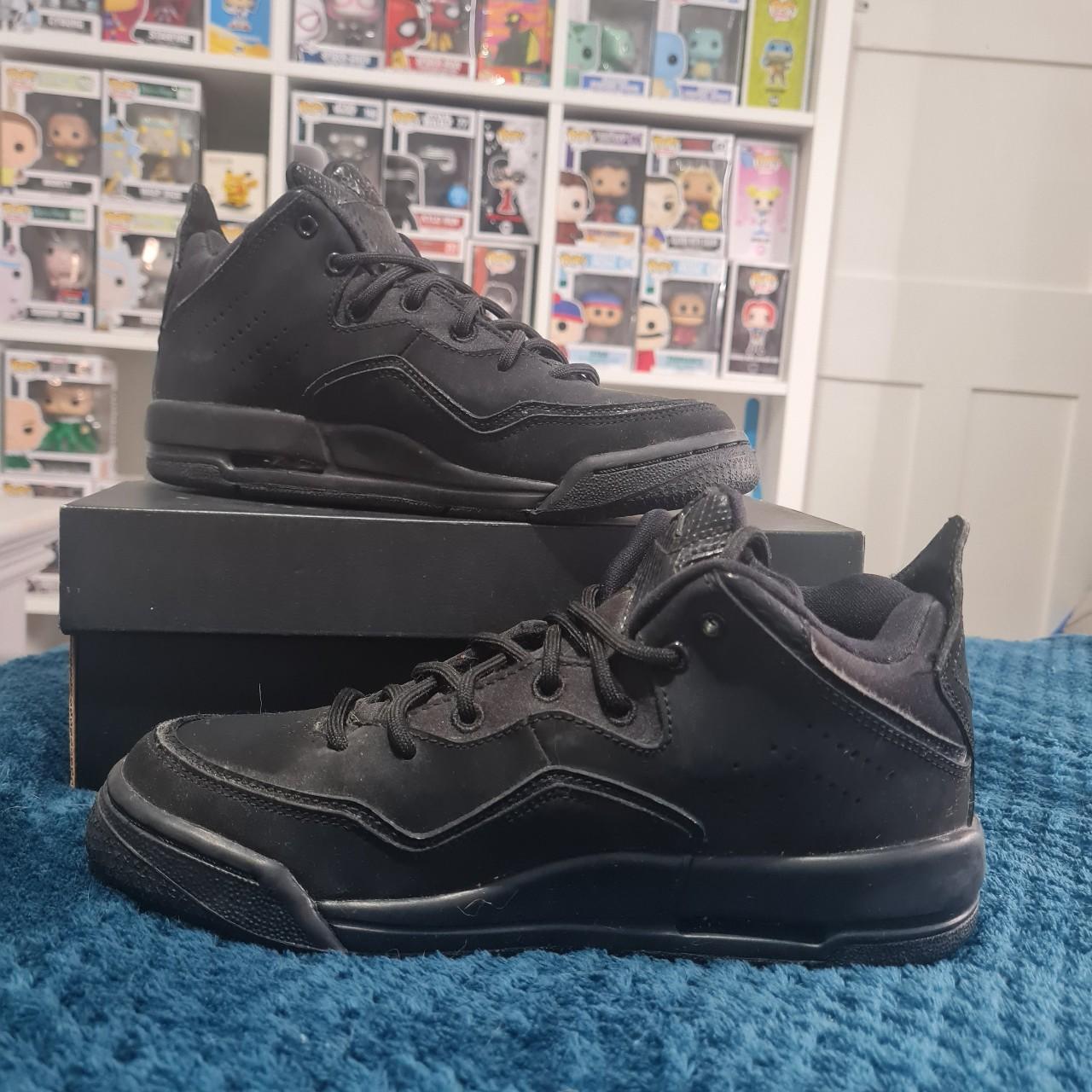 Black Jordan Courtside 23 's Worn once and then... - Depop