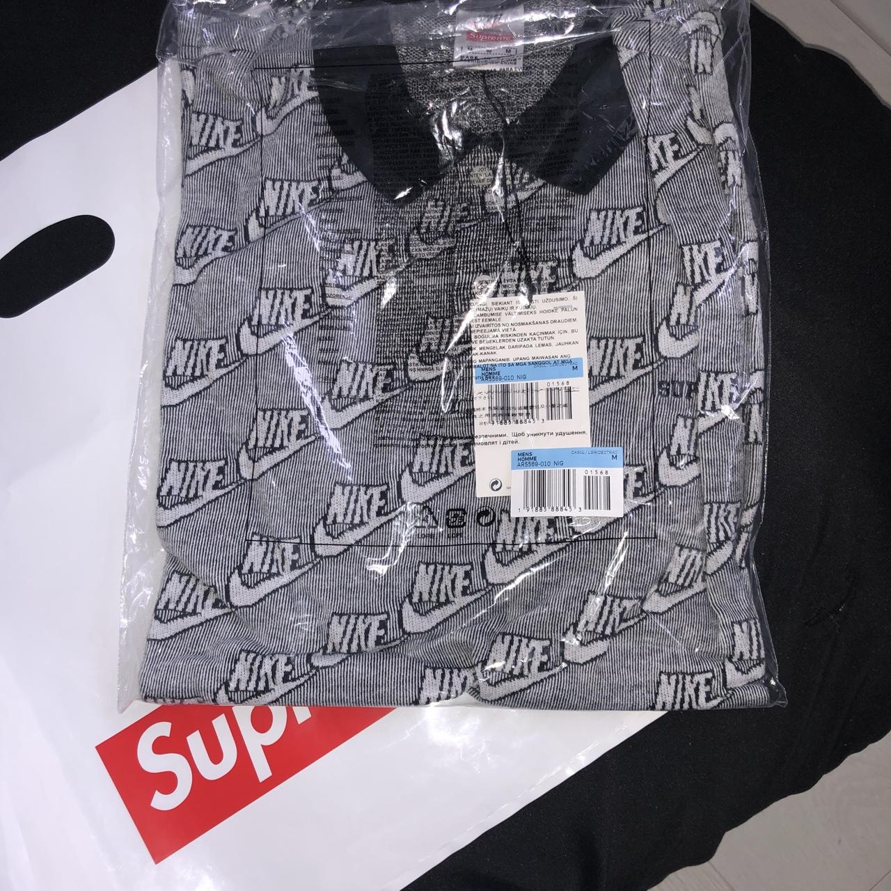 Nike Supreme Jacquard Polo Size Medium Worn Once Depop