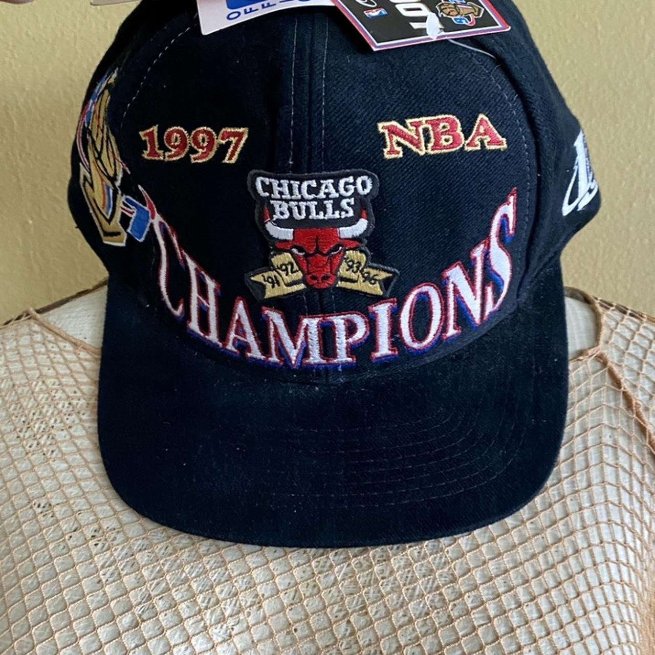 chicago bulls championship hat 1997