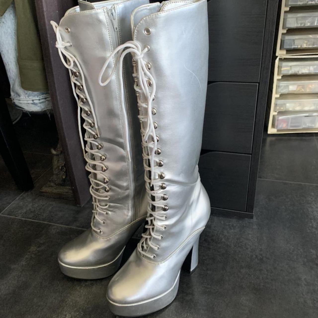 platform boots depop