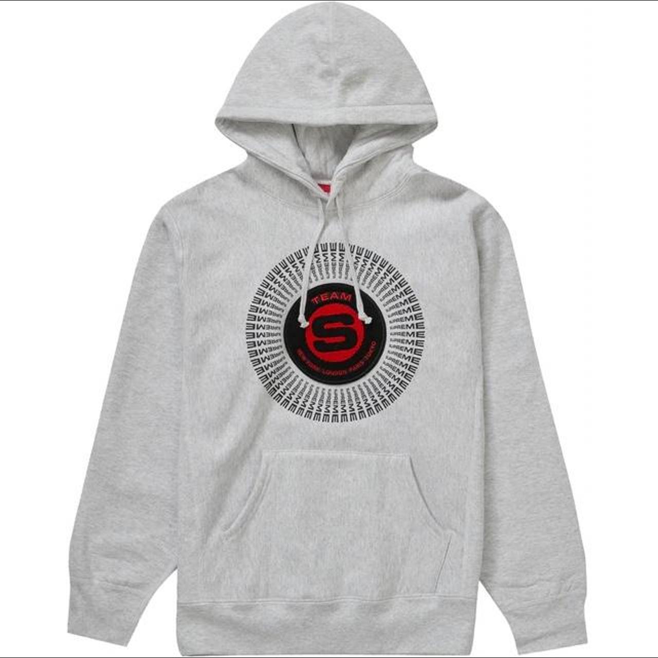 Supreme Chenille Appliqué Hooded Sweatshirt , Ash...