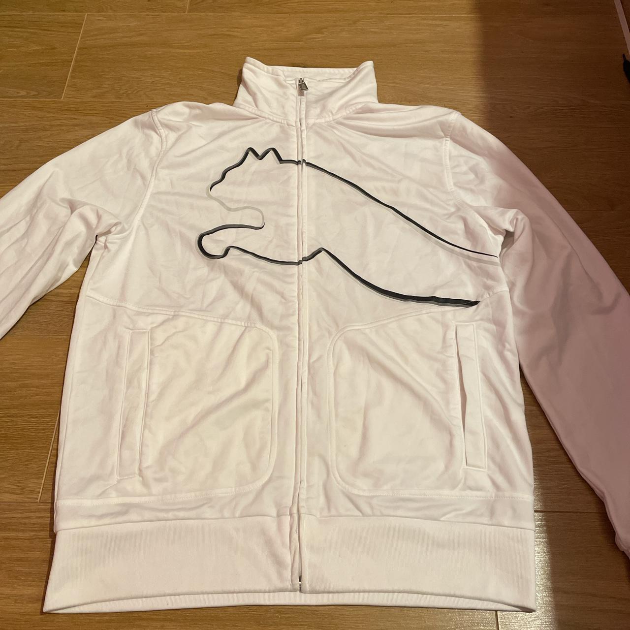 puma white track suit