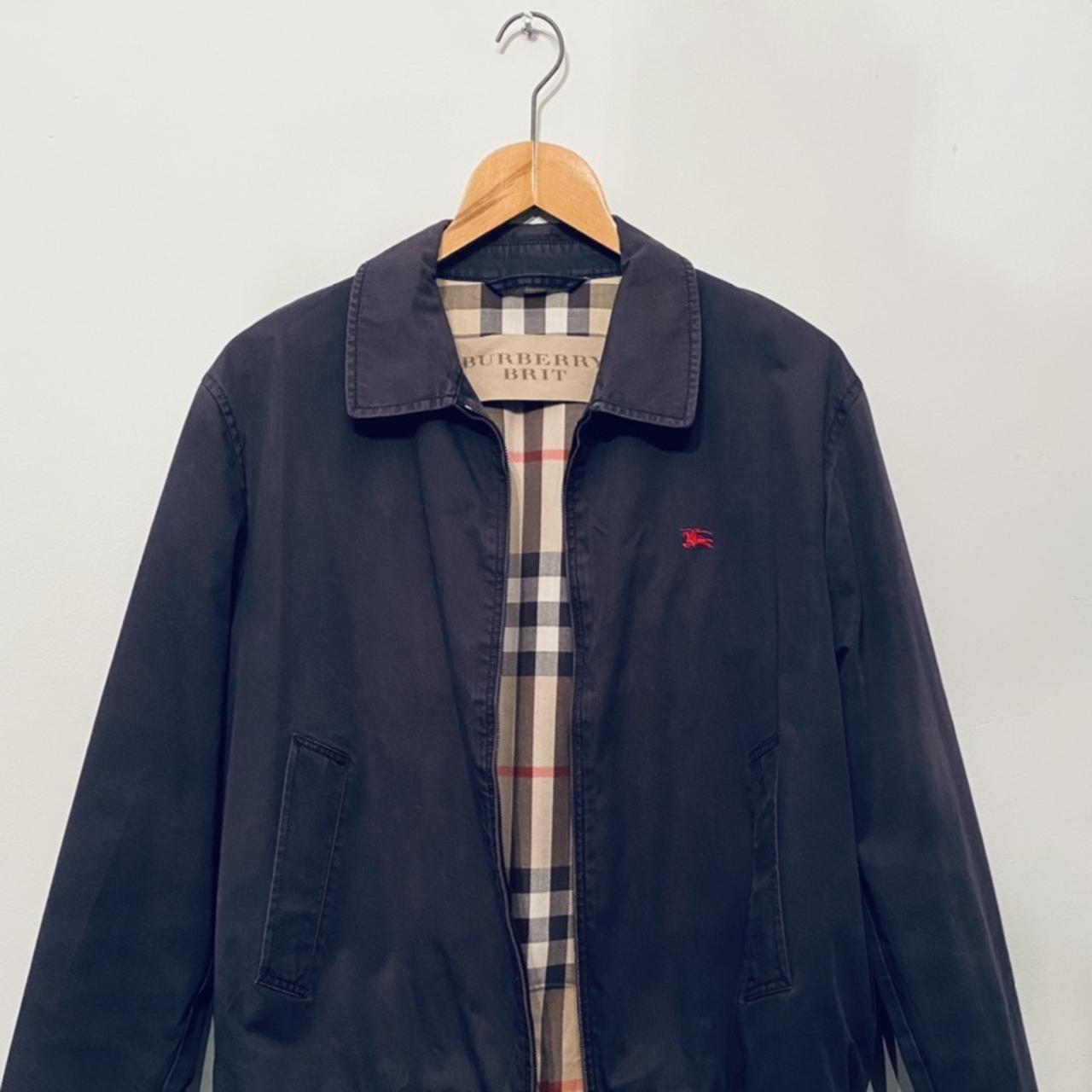 Authentic Burberry Brit Navy Jacket Rare, timeless... - Depop