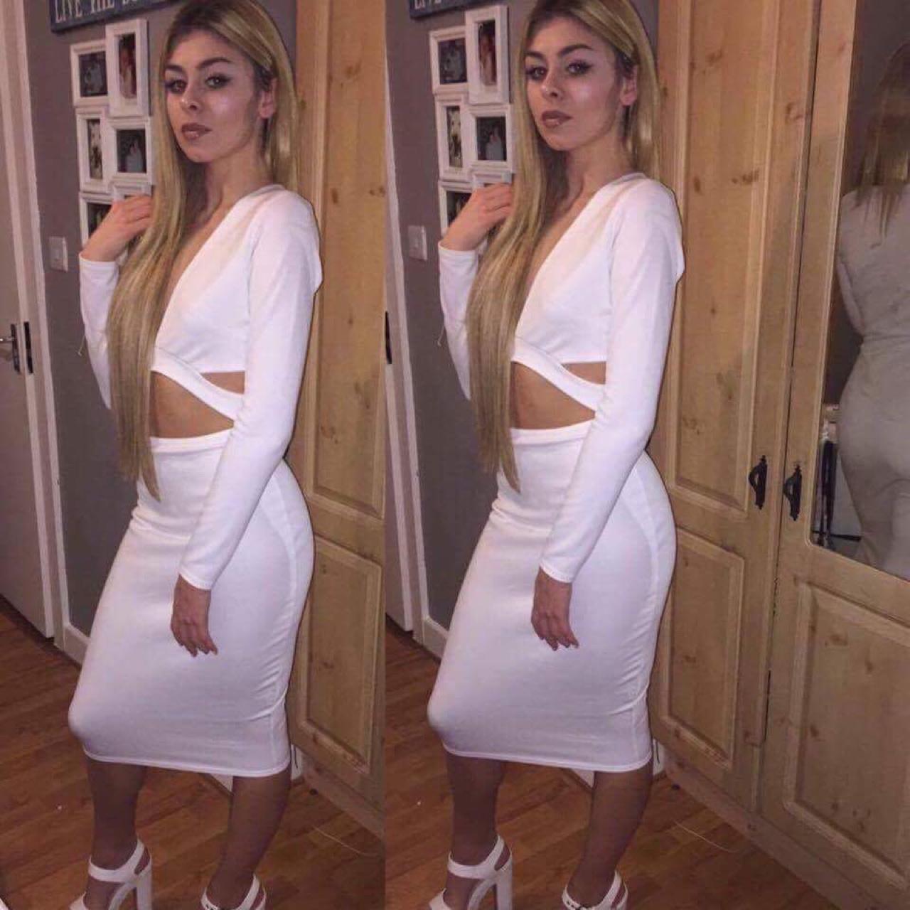 Two piece hot sale tight dress